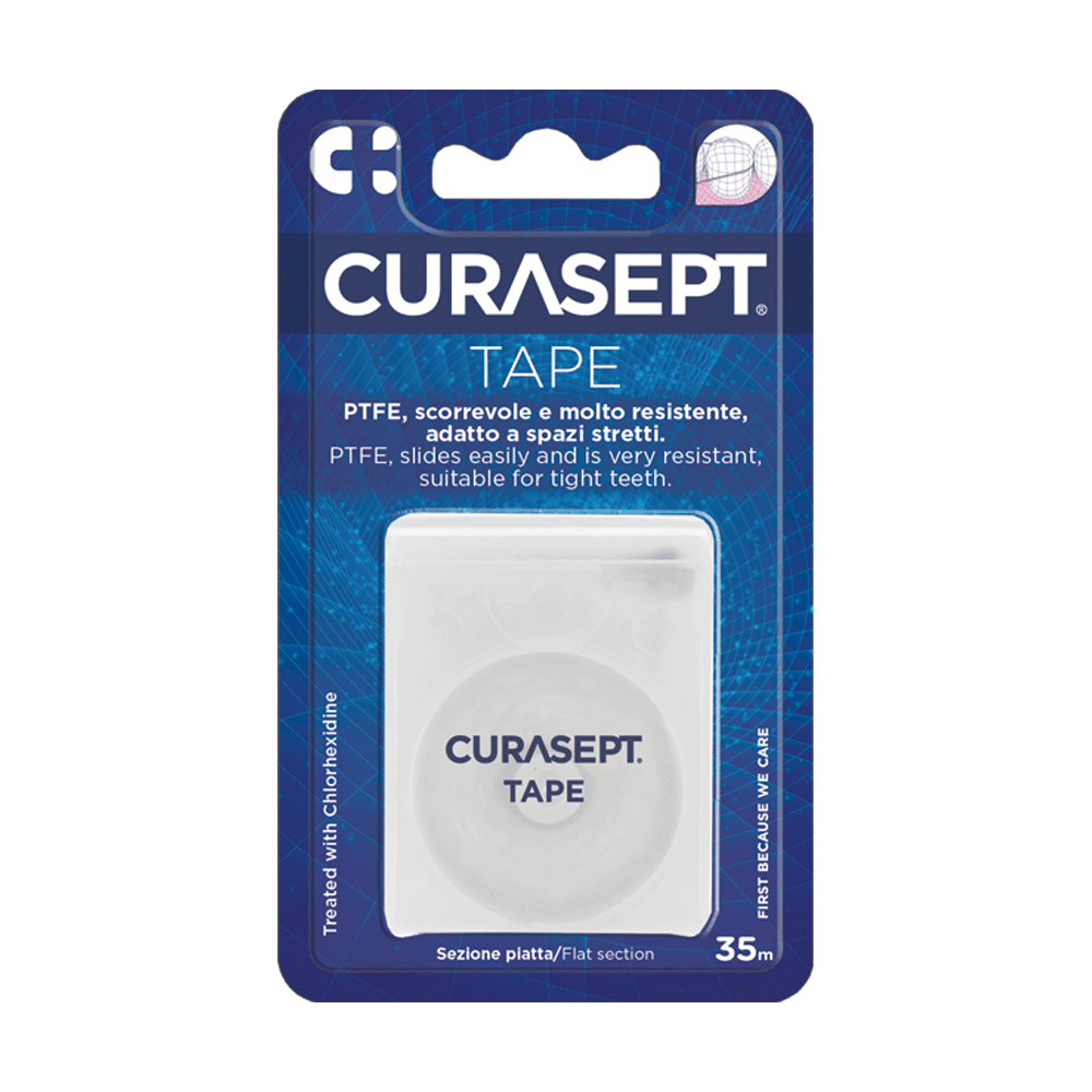 blistrer interdental floss Curasept Floss tape