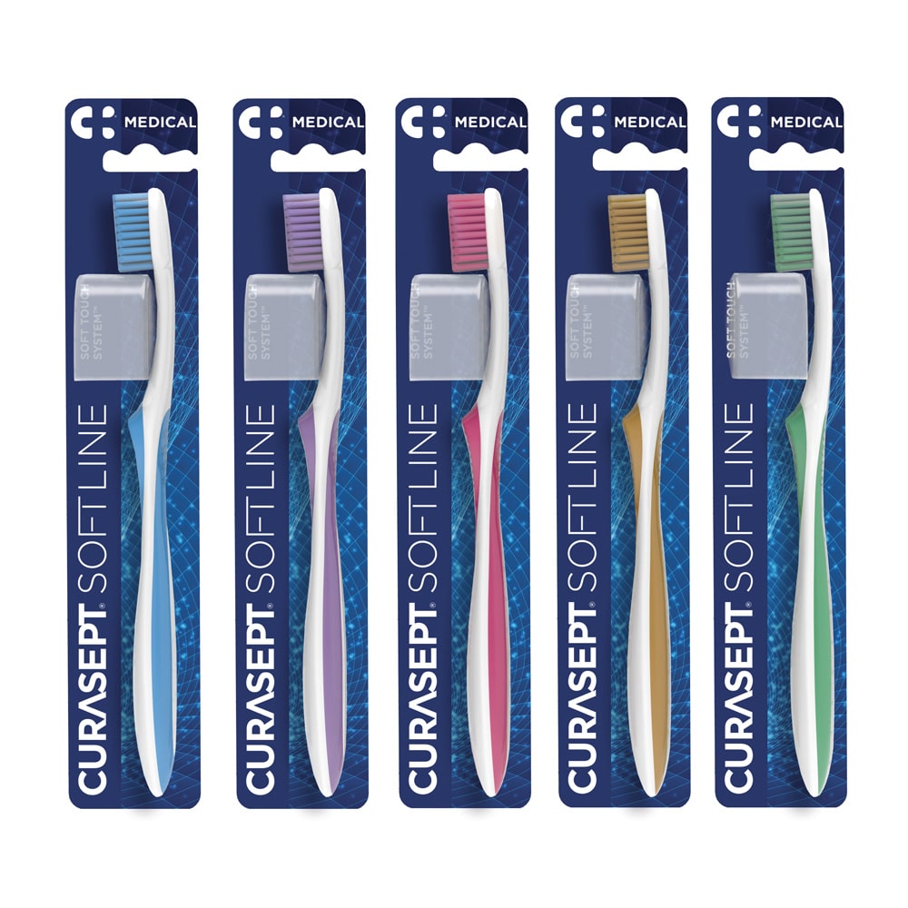 Curasept Softline medical toothbrush range
